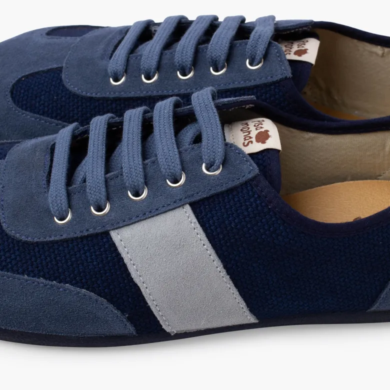 Zapatillas barefoot lona y serraje tallas altas