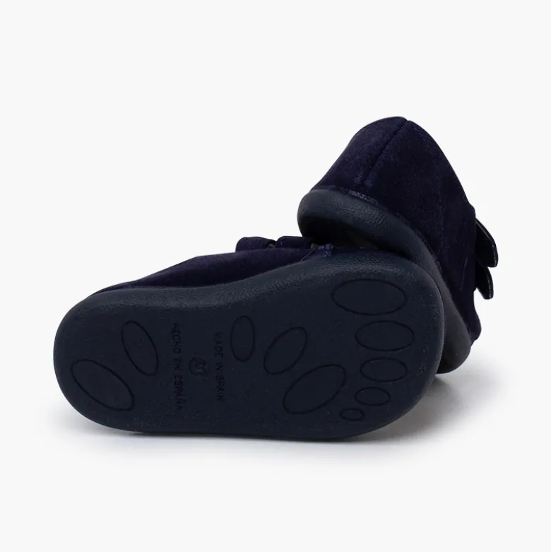 Zapatillas barefoot serraje doble tira adherente