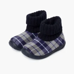 Zapatillas Casa Bota Cuello Tipo Calcetín