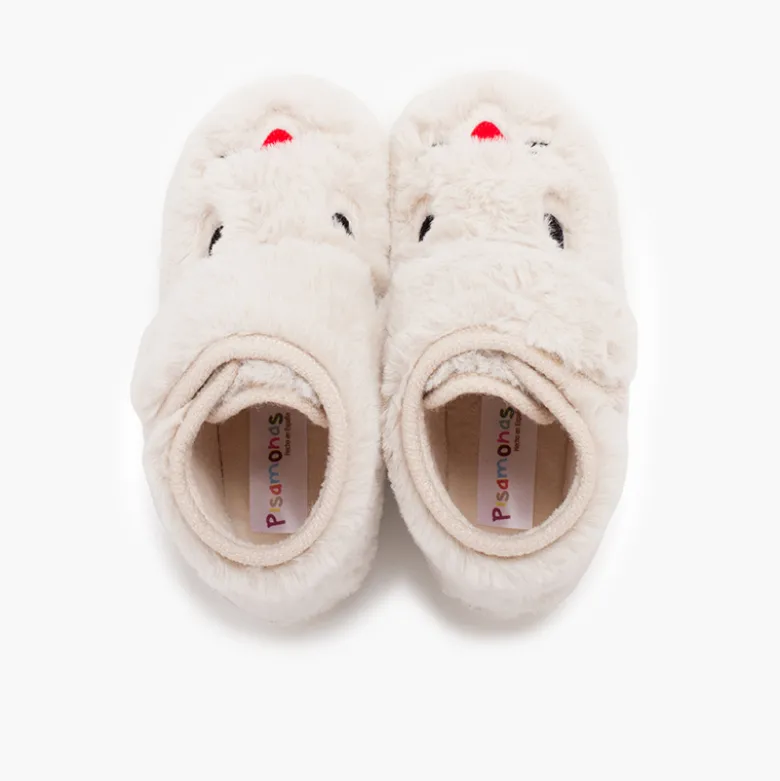 Zapatillas casa conejito pelo suave