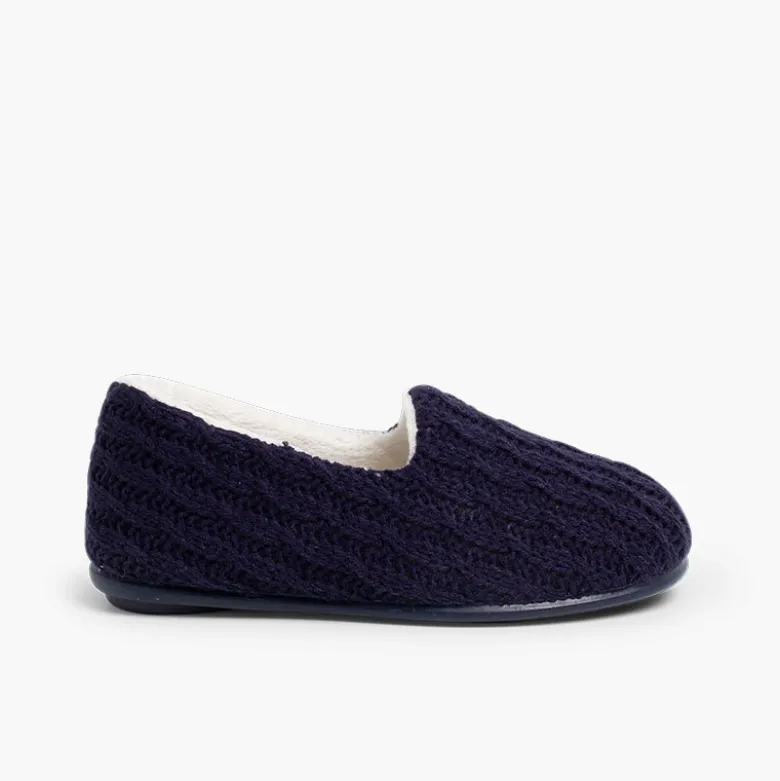 Zapatillas Casa Niños Tipo Lana