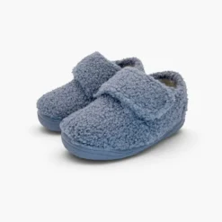 Zapatillas casa niños tira adherente borreguito