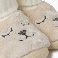 Zapatillas Casa Osito Pelo Suave Calcetín