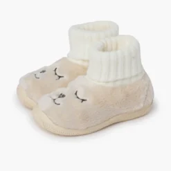 Zapatillas Casa Osito Pelo Suave Calcetín