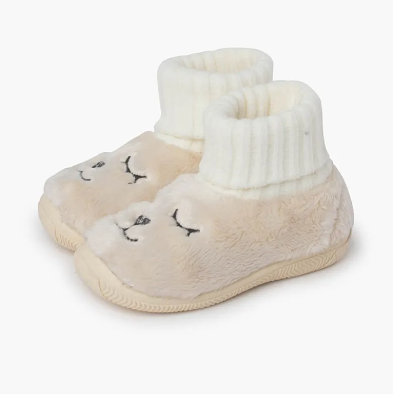 Zapatillas Casa Osito Pelo Suave Calcetín