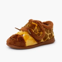Zapatillas casa pelito jirafa