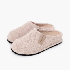 Zapatillas casa tipo zueco rizo
