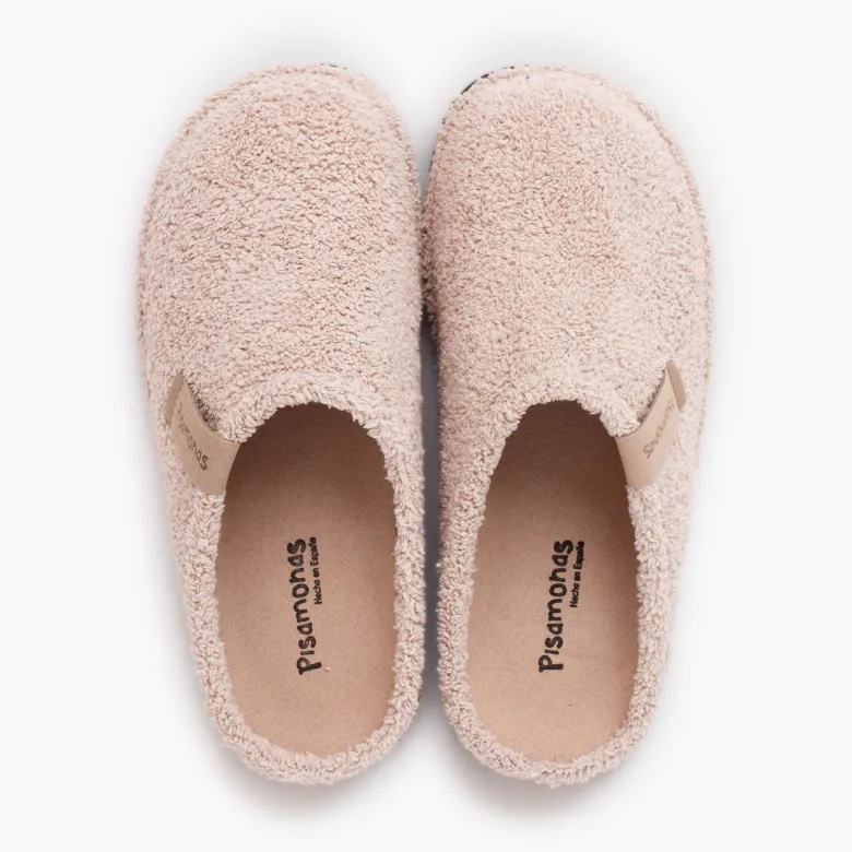 Zapatillas casa tipo zueco rizo
