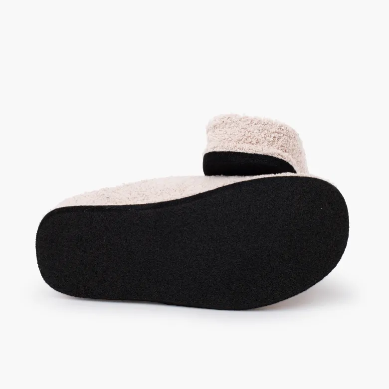 Zapatillas casa tipo zueco rizo