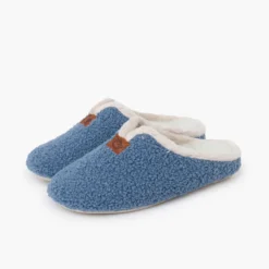 Zapatillas casa zueco borreguito