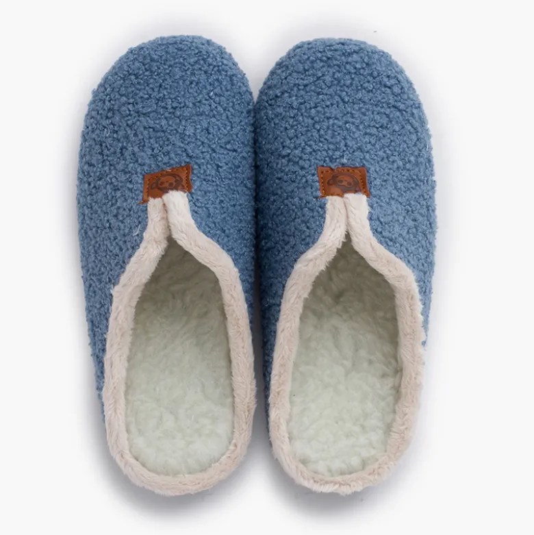 Zapatillas casa zueco borreguito