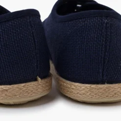 Zapatillas lino cordones suela alpargata