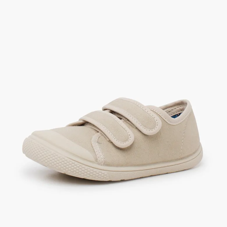 Zapatillas lona barefoot puntera goma