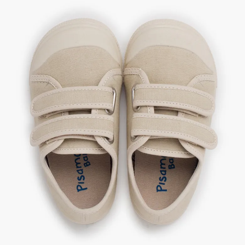 Zapatillas lona barefoot puntera goma