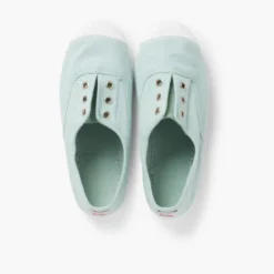 Zapatillas Lona Punta Goma Sin Cordones