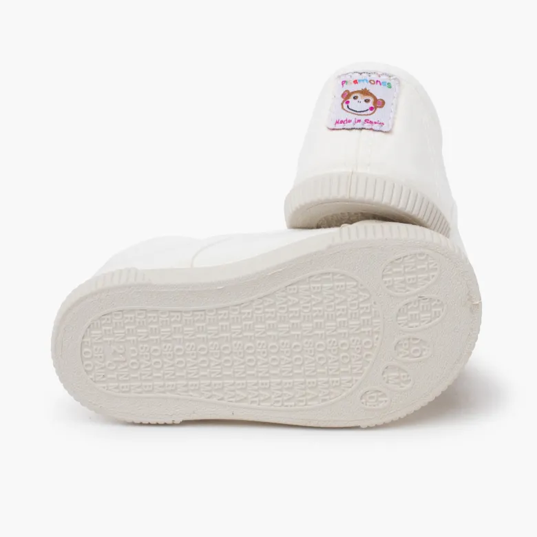 Zapatillas lona sin cordones barefoot
