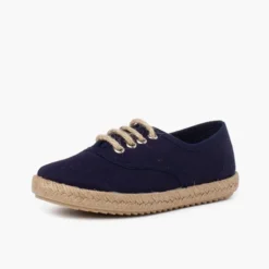 Zapatillas niños suela y cordones yute