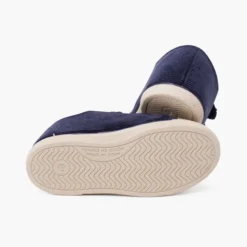 Zapatillas pana puntera goma y doble cierre