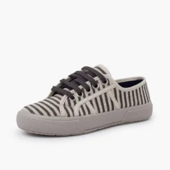 Zapatillas rayas suela ancha
