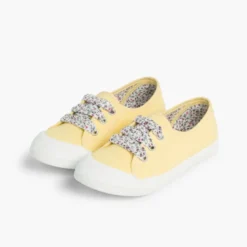 Zapatillas Tela Punta Goma Cordones