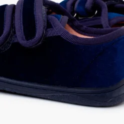Zapatillas terciopelo barefoot doble tira adherente