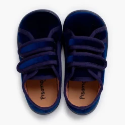 Zapatillas terciopelo barefoot doble tira adherente