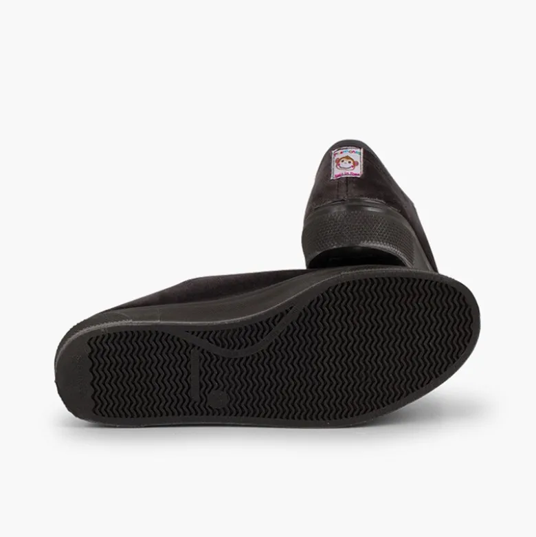 Zapatillas terciopelo plataforma mujer y niña
