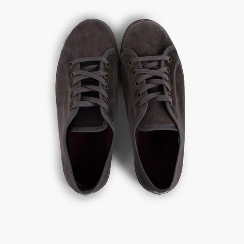 Zapatillas terciopelo plataforma mujer y niña