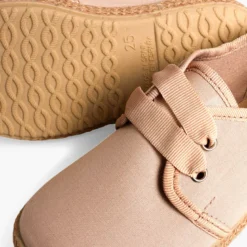 Zapato Blucher Piso Alpargata Efecto Raso
