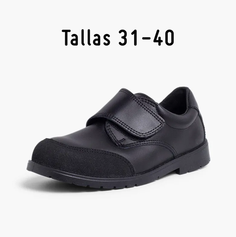 Zapato Colegial Lavable Niño con Puntera Reforzada