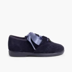 Zapato Inglés Niños en Serraje