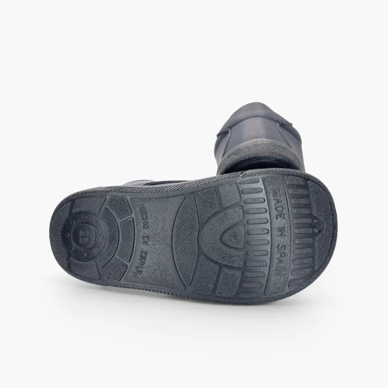 Zapatos barefoot colegiales puntera goma