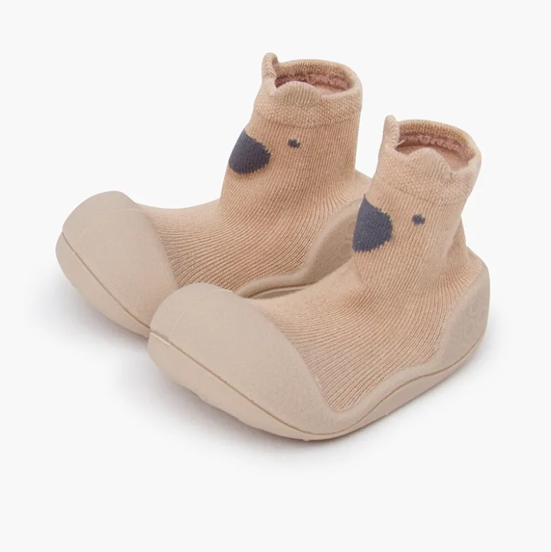 Zapatos bebé puntera redondeada animales bamboo