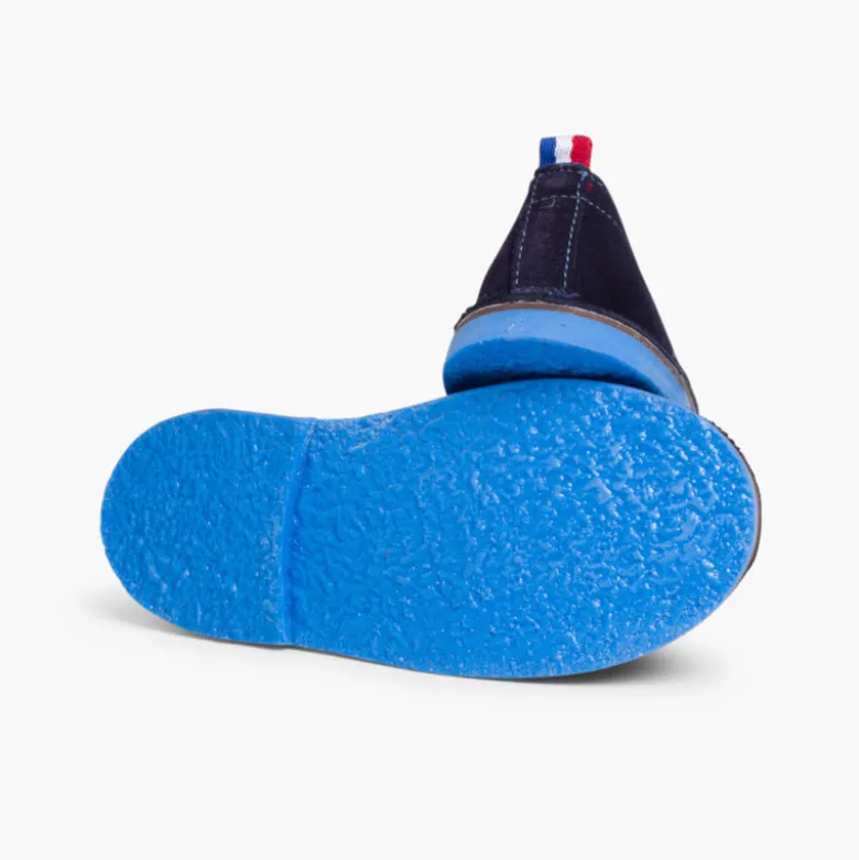 Zapatos Blucher Serraje Suela y Cordones Colores
