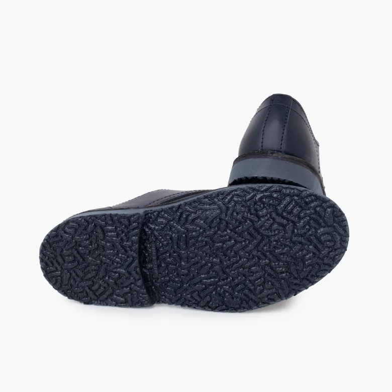 Zapatos blucher vestir piel niños