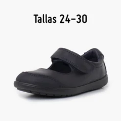 Zapatos Colegiales Lavables Niña Merceditas Puntera Reforzada