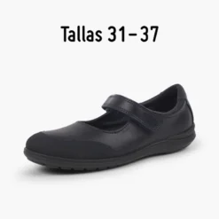 Zapatos Colegiales Lavables Niña Merceditas Puntera Reforzada