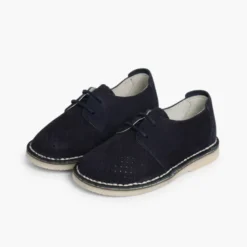 Zapato Serraje Blucher con Picado