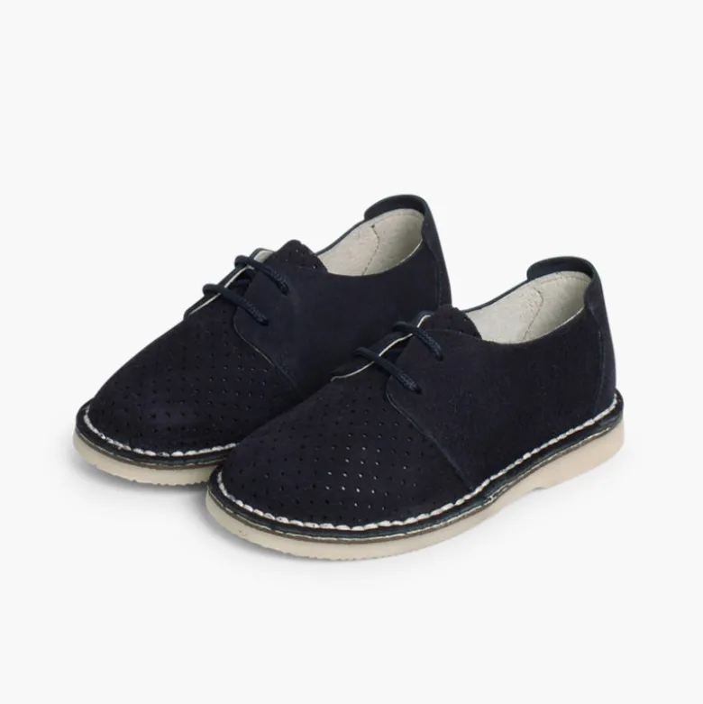 Zapato Serraje Blucher con Picado