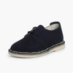 Zapato Serraje Blucher con Picado