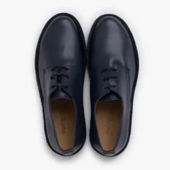 Zapatos niño blucher piel cordones