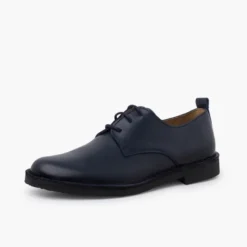 Zapatos niño blucher piel cordones