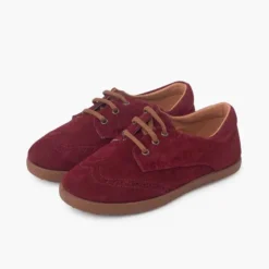 Zapatos oxford serraje suela caramelo